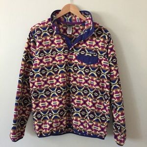 PATAGONIA Synchilla SnapT Fleece Pullover Purple M